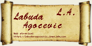 Labuda Agočević vizit kartica